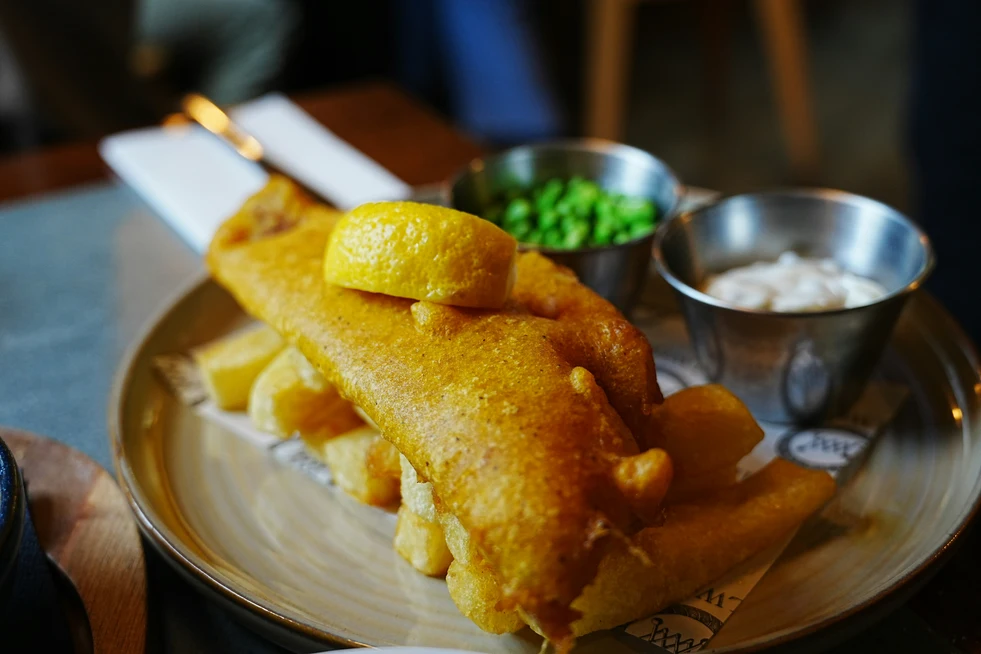 Fish and chips on the east fife coast path